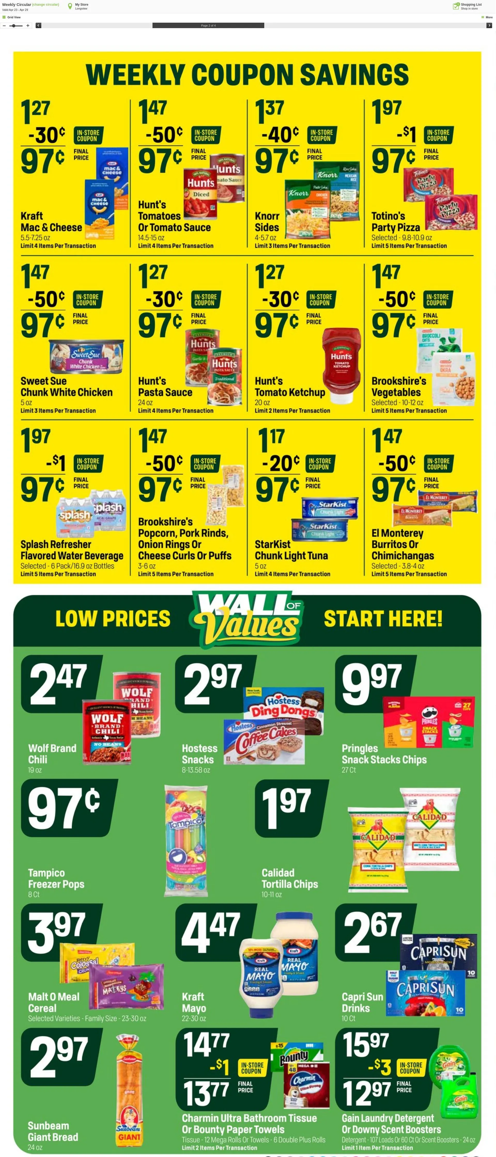 Weekly ad Super1Foods from April 23 to April 29 2025 - Page 2