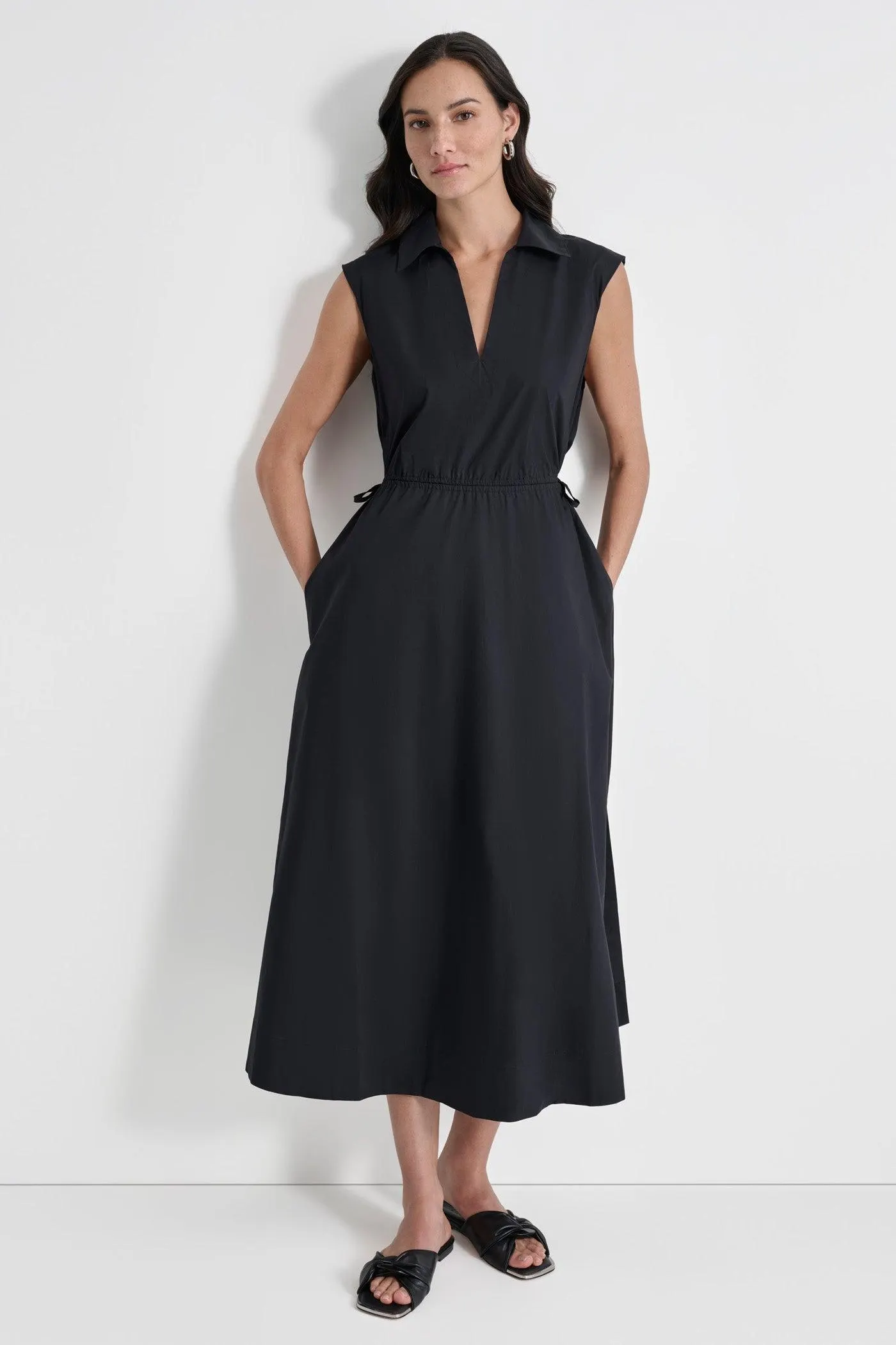 MIDI CUT OUT BACK DRESS