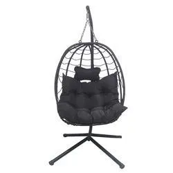 Black Hanging Egg Chair