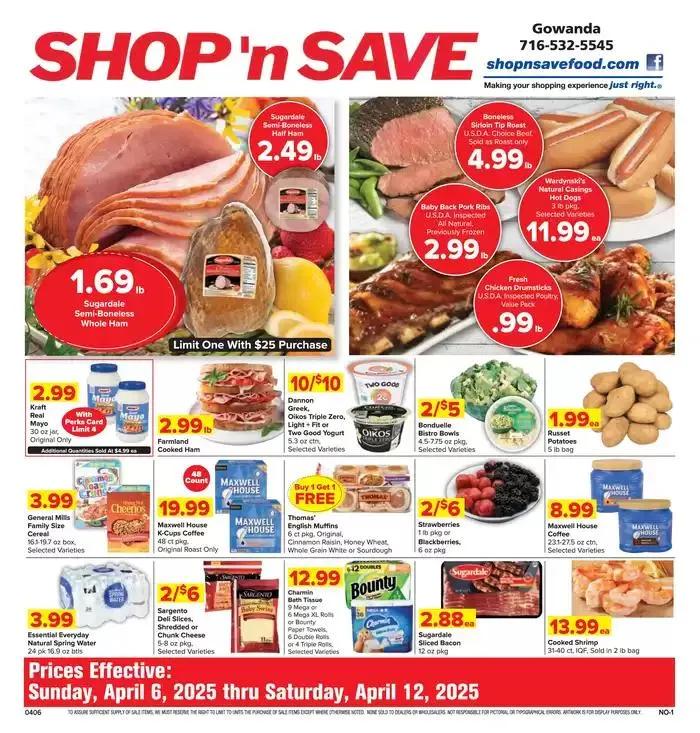Weekly ad Wide range of offers from April 6 to April 12 2025 - Page 1