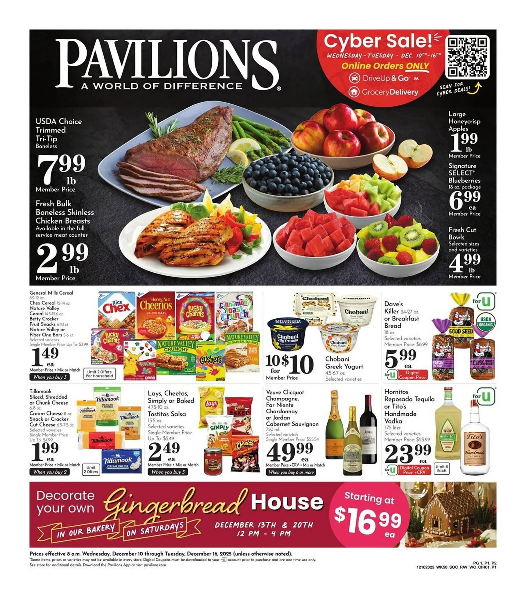 Weekly ad Pavilions weekly ad from December 10 to December 16 2025 - Page 1