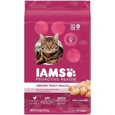 Iams Proactive Health Adult Urinary Tract Health Dry Cat Food, 16 Pounds