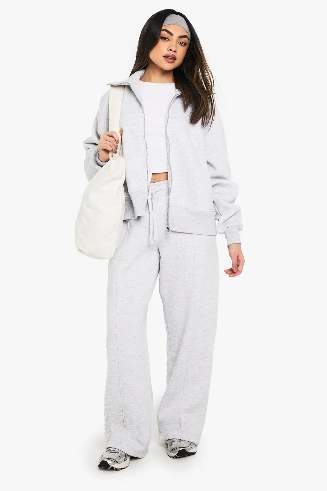 Zip Through Bomber Sweatshirt Tracksuit
