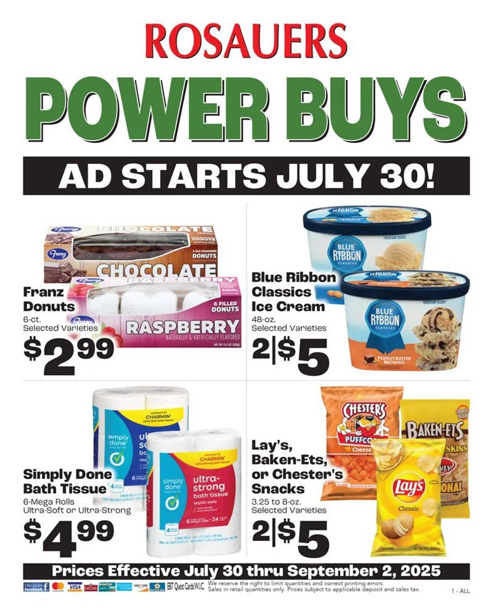 Rosauers Weekly Ad - 1