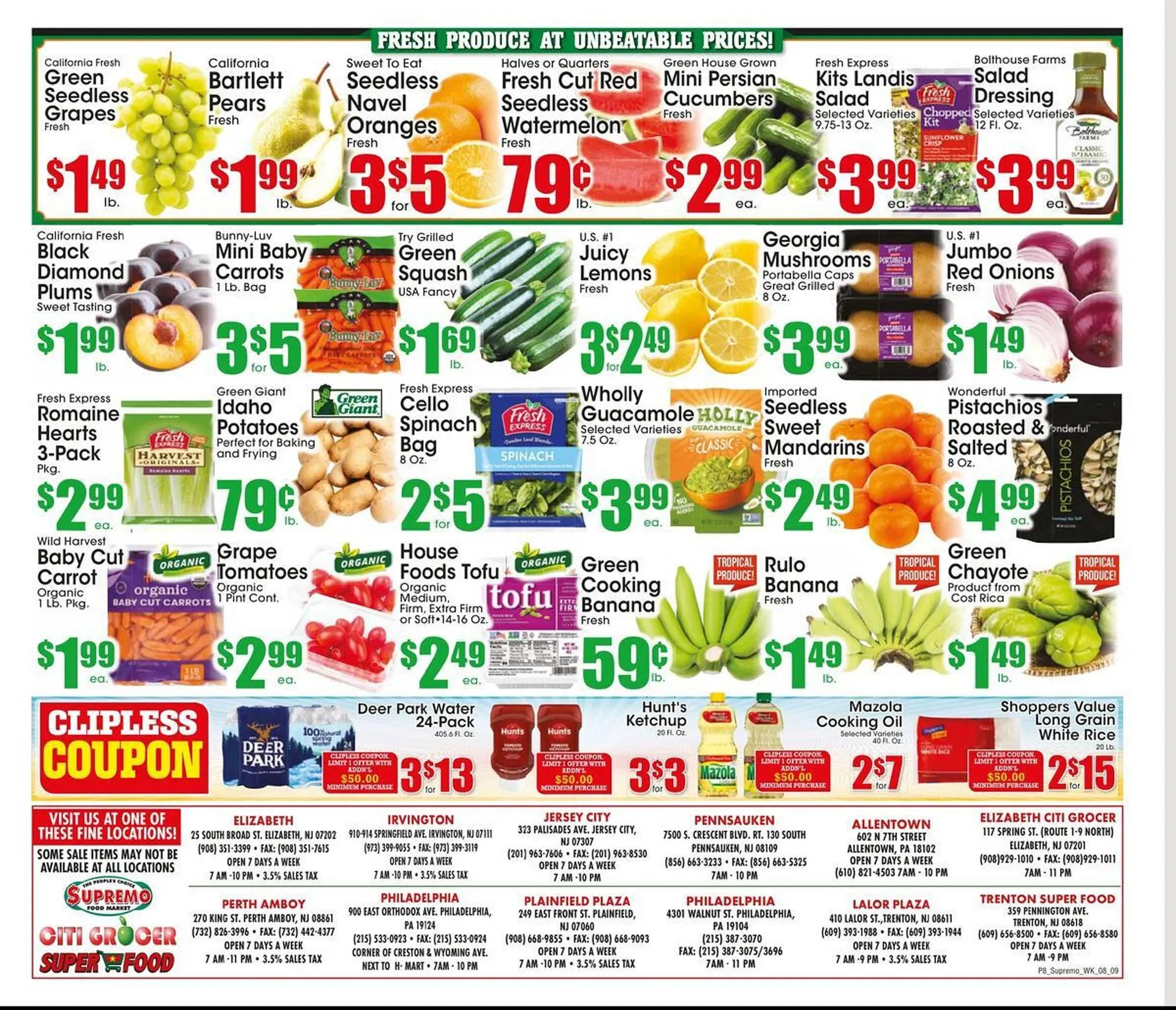 Weekly ad Supremo Foods Inc Weekly Ad from August 9 to August 15 2025 - Page 8