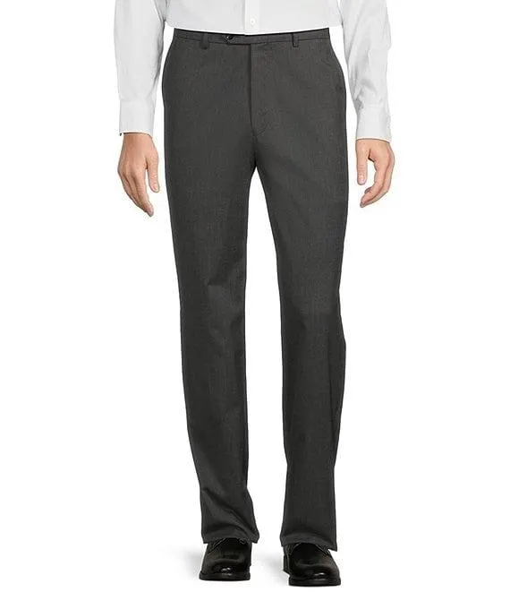 Chicago Classic Fit Flat Front Solid Dress Pants