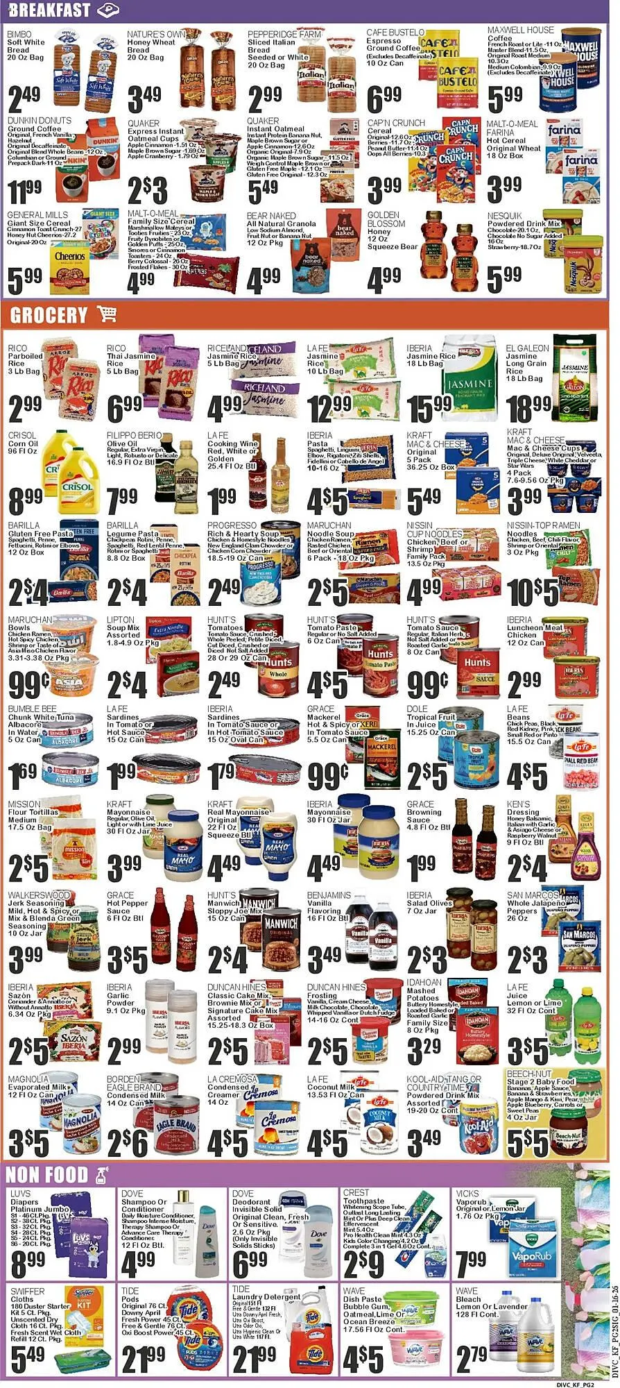 Weekly ad Food Universe circular from January 16 to January 22 2026 - Page 2