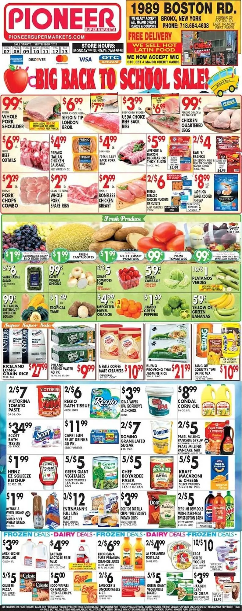 Weekly ad Pioneer Supermarkets weekly ad from September 7 to September 13 2025 - Page 1