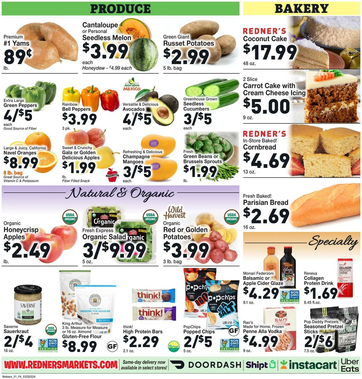 Weekly ad Redner’s Warehouse Market Current weekly ad from March 28 to April 3 2024 - Page 6