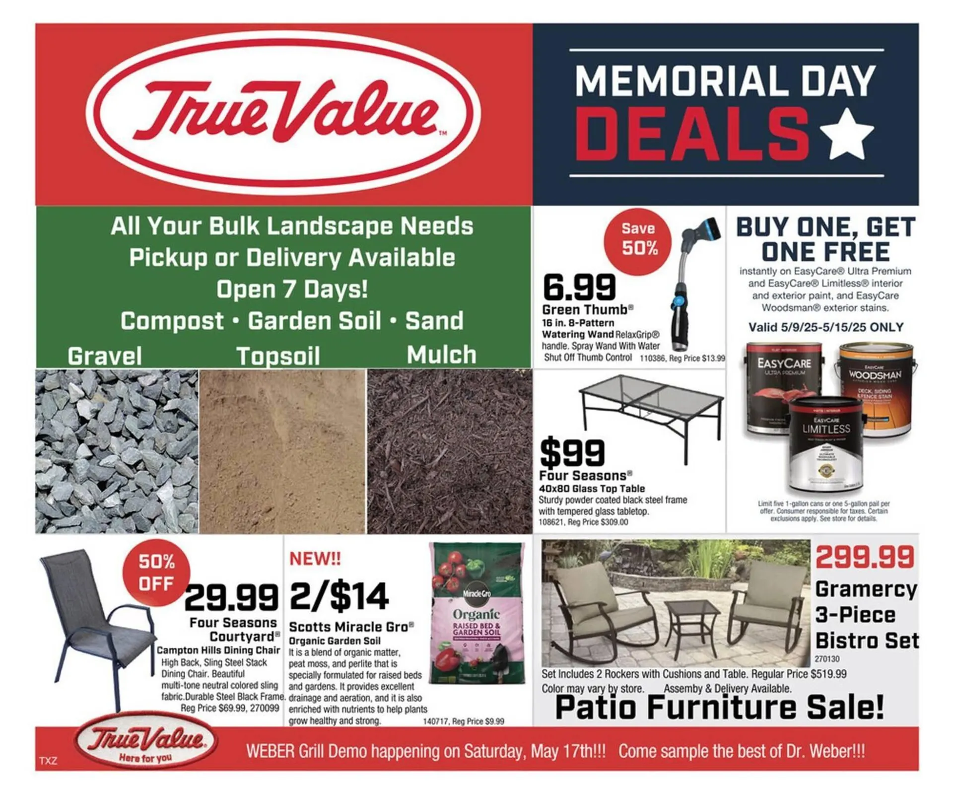 Weekly ad True Value Weekly Ad from May 9 to May 31 2025 - Page 1