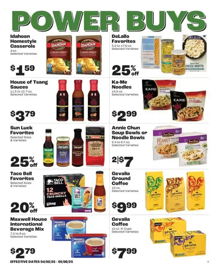 Weekly ad Rosauers Monthly Power Buys from April 2 to May 6 2025 - Page 9