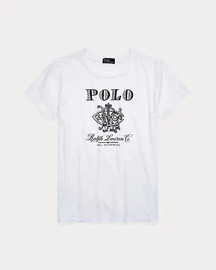 Shrunken Fit Graphic Jersey Tee