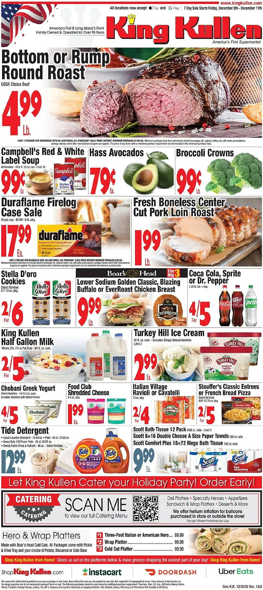 Weekly ad King Kullen weekly ad from December 5 to December 12 2025 - Page 1