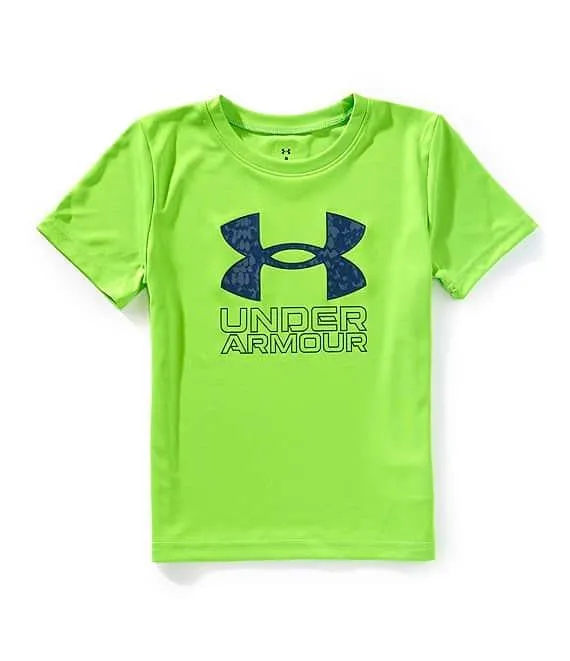 Little Boys 4-7 Short Sleeve Tech Core Print Fill T-Shirt