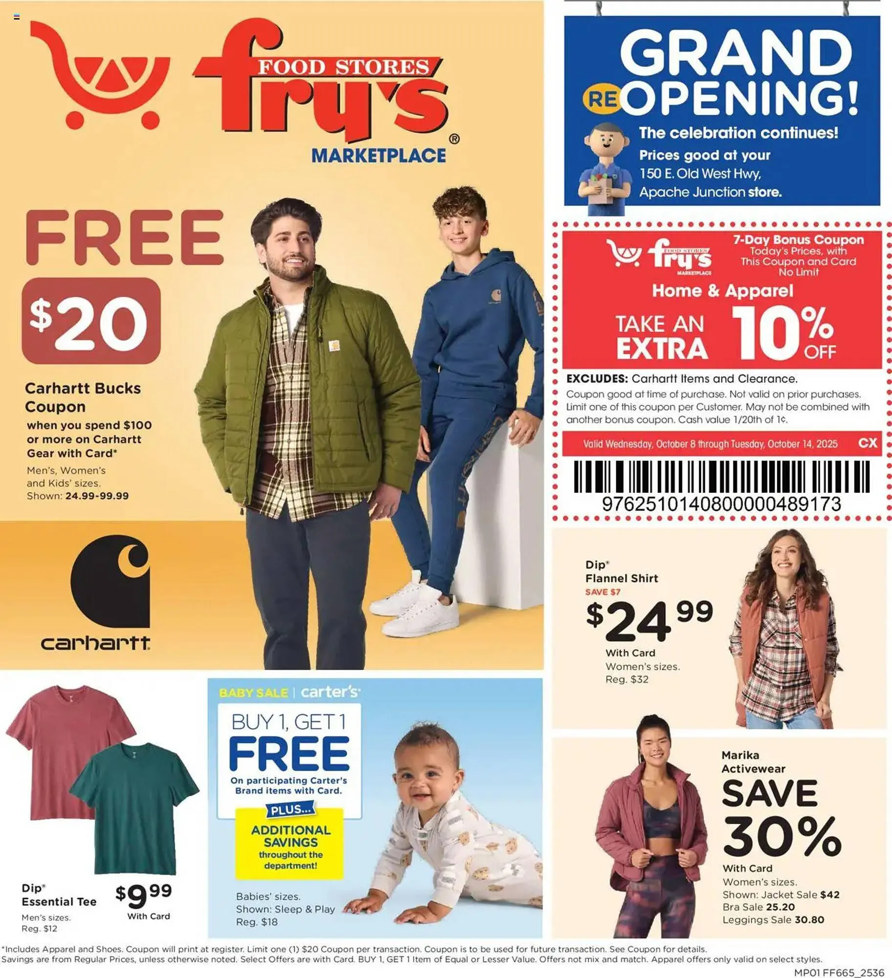 Weekly ad Fry's weekly ad from October 8 to October 15 2025 - Page 1