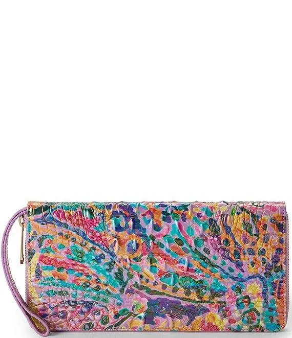 Melbourne Collection Rainbow Reef Skyler Travel Wallet Wristlet