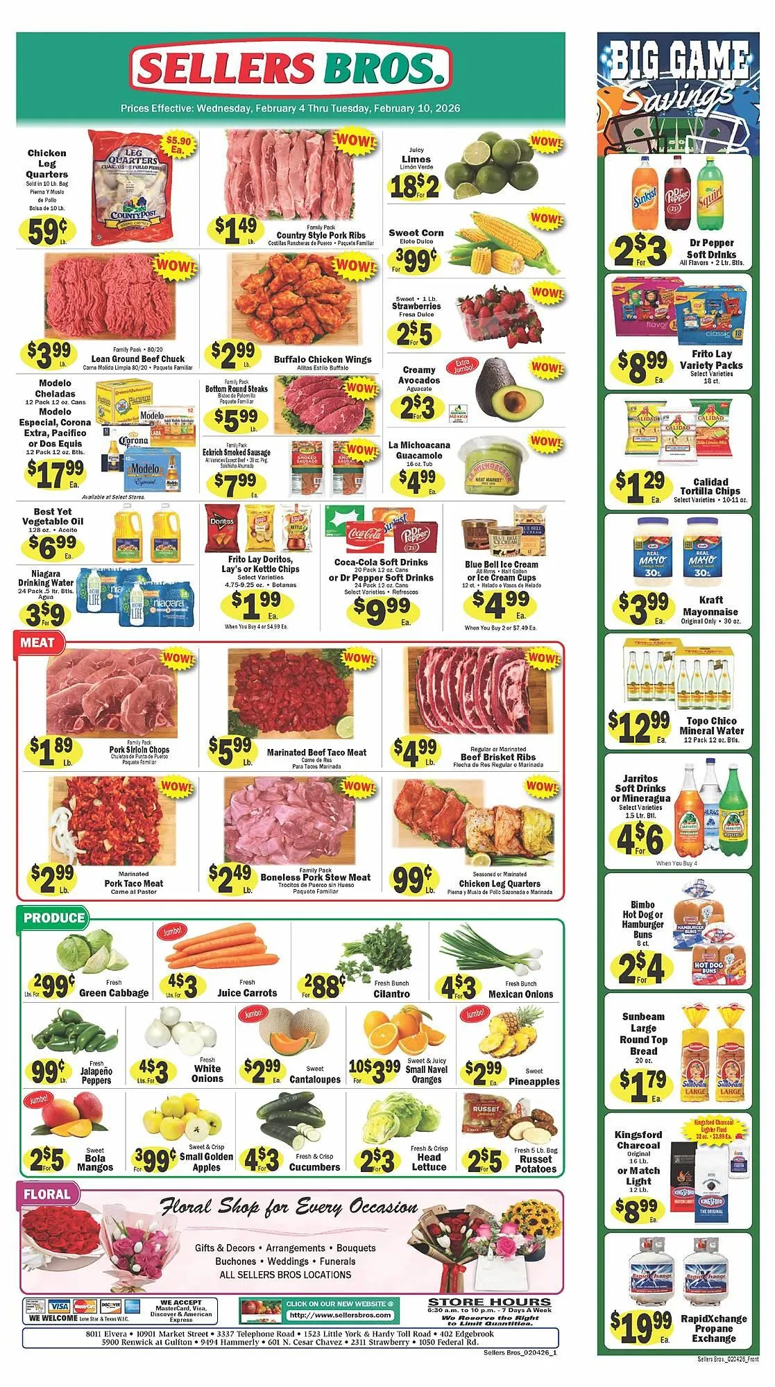 Sellers Bros weekly ad - 1