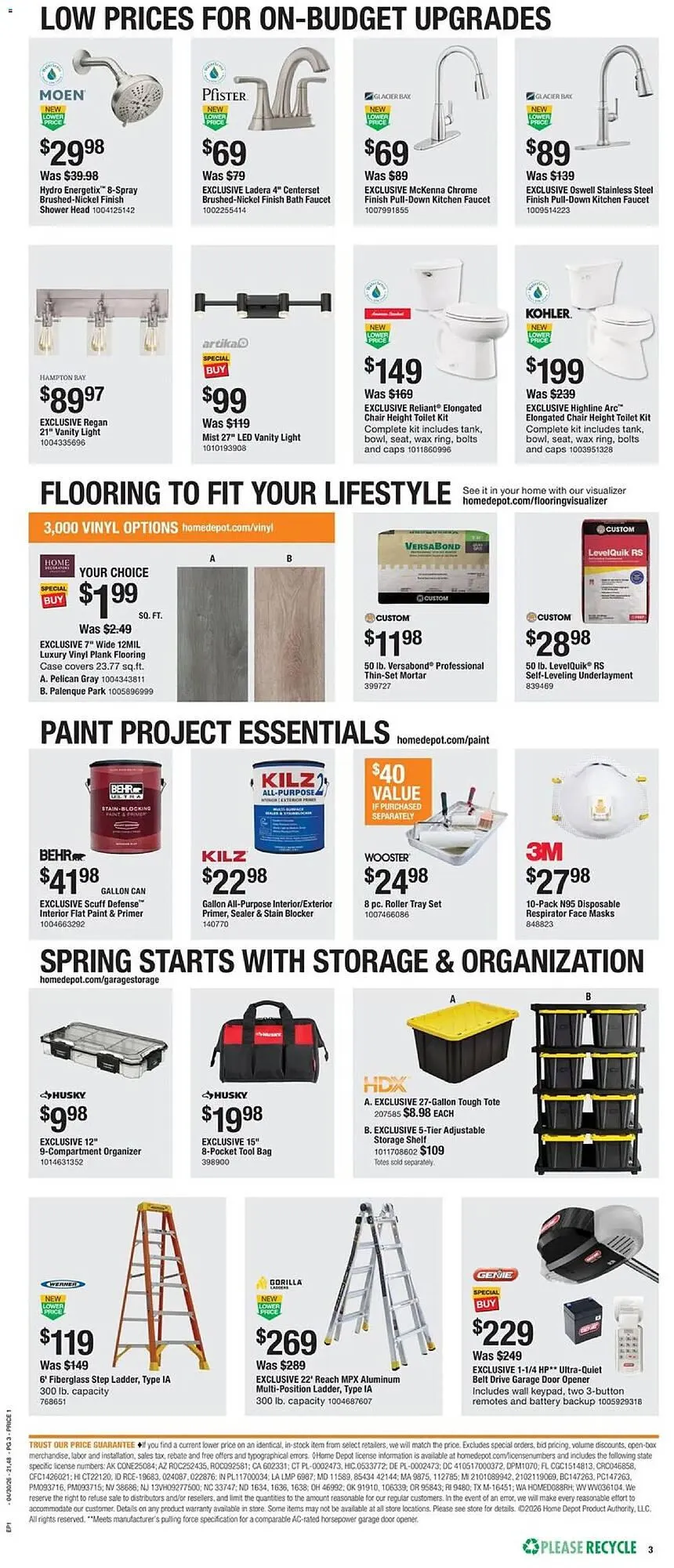 Weekly ad The Home Depot flyer from April 30 to May 7 2026 - Page 3