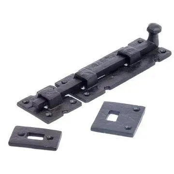 Restorers 8 Inch Iron Flush Surface Bolt