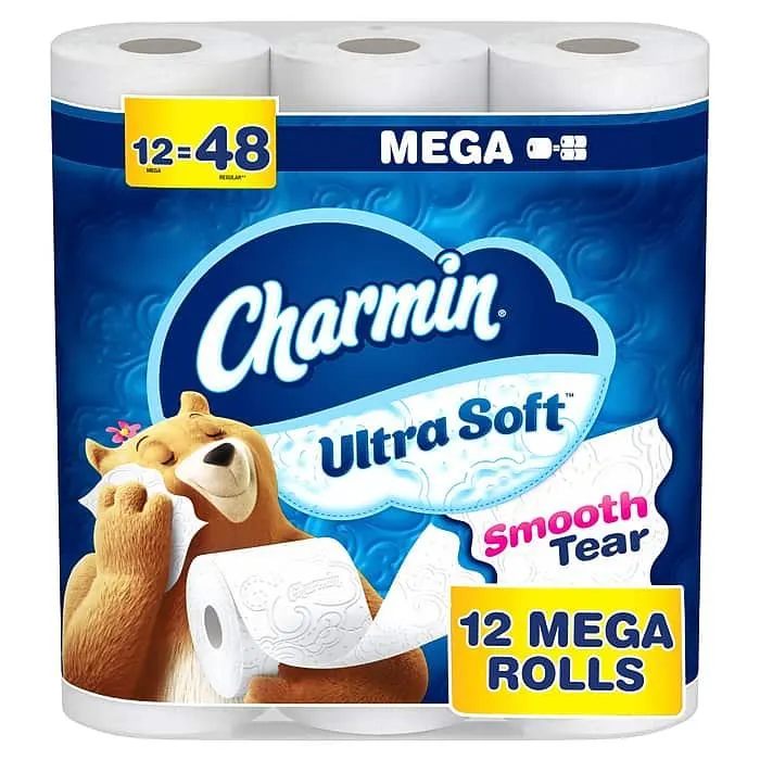 Charmin Ultra Soft Mega Toilet Paper,