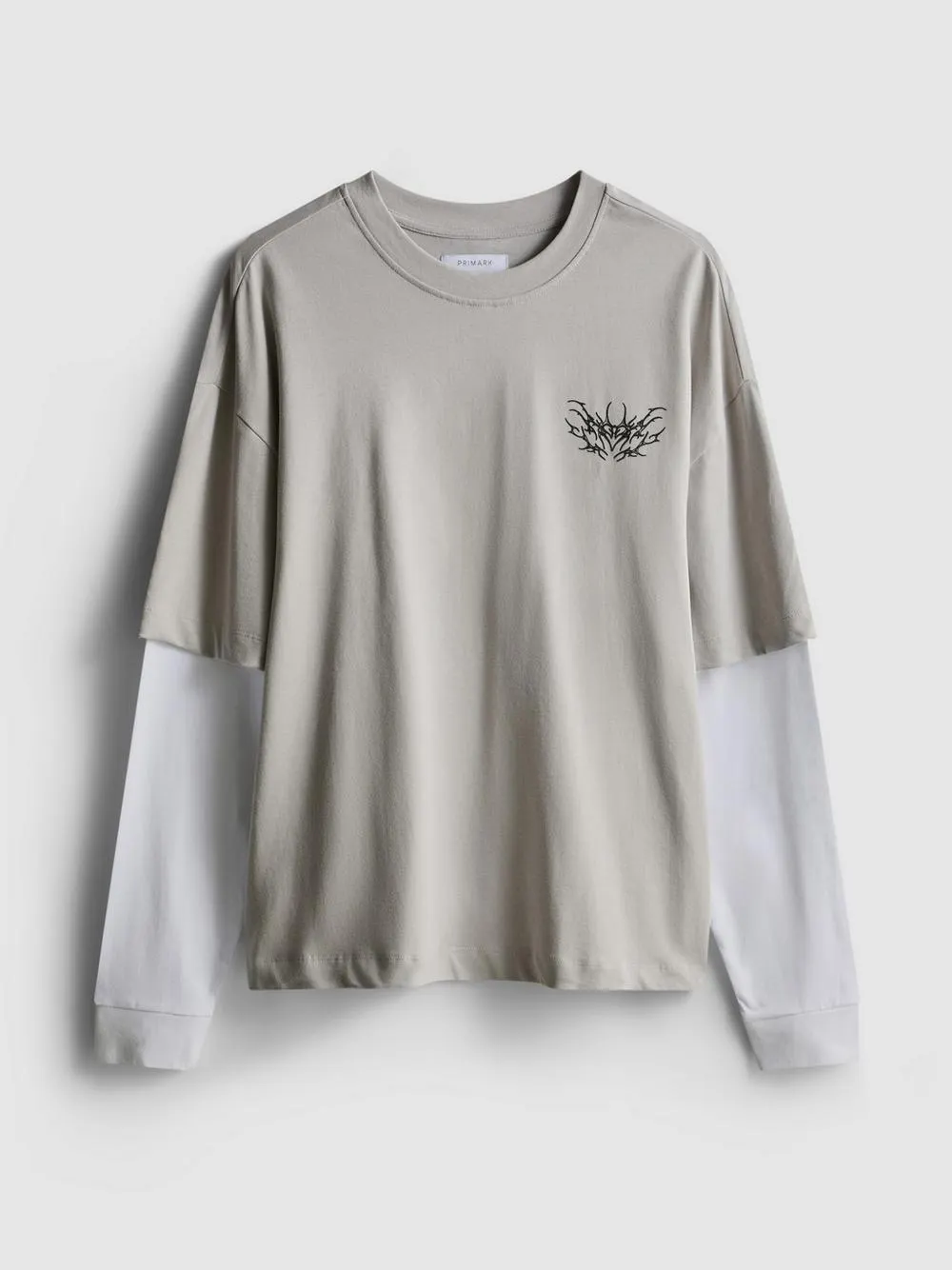 Two-Tone Graphic T-Shirt