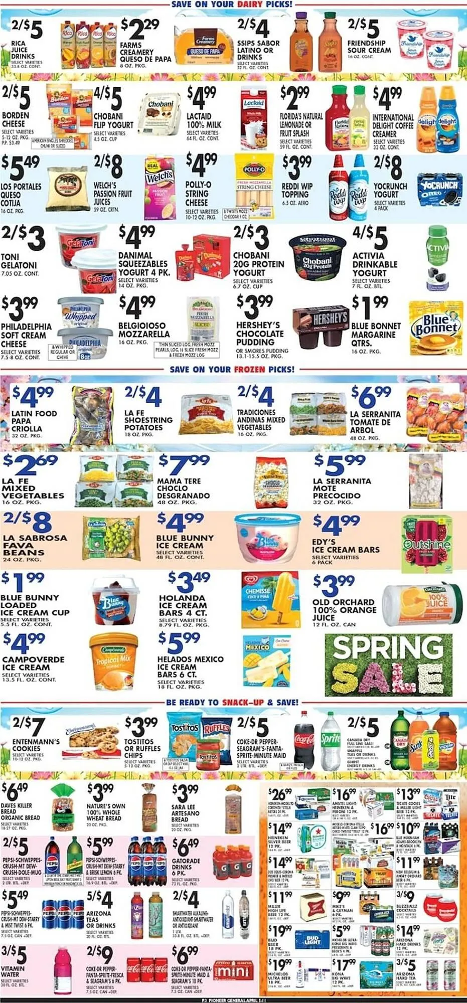Weekly promotion Pioneer Supermarkets weekly ad spanning from April 3 to April 16 2026 - Page 3 for Catalogue 365