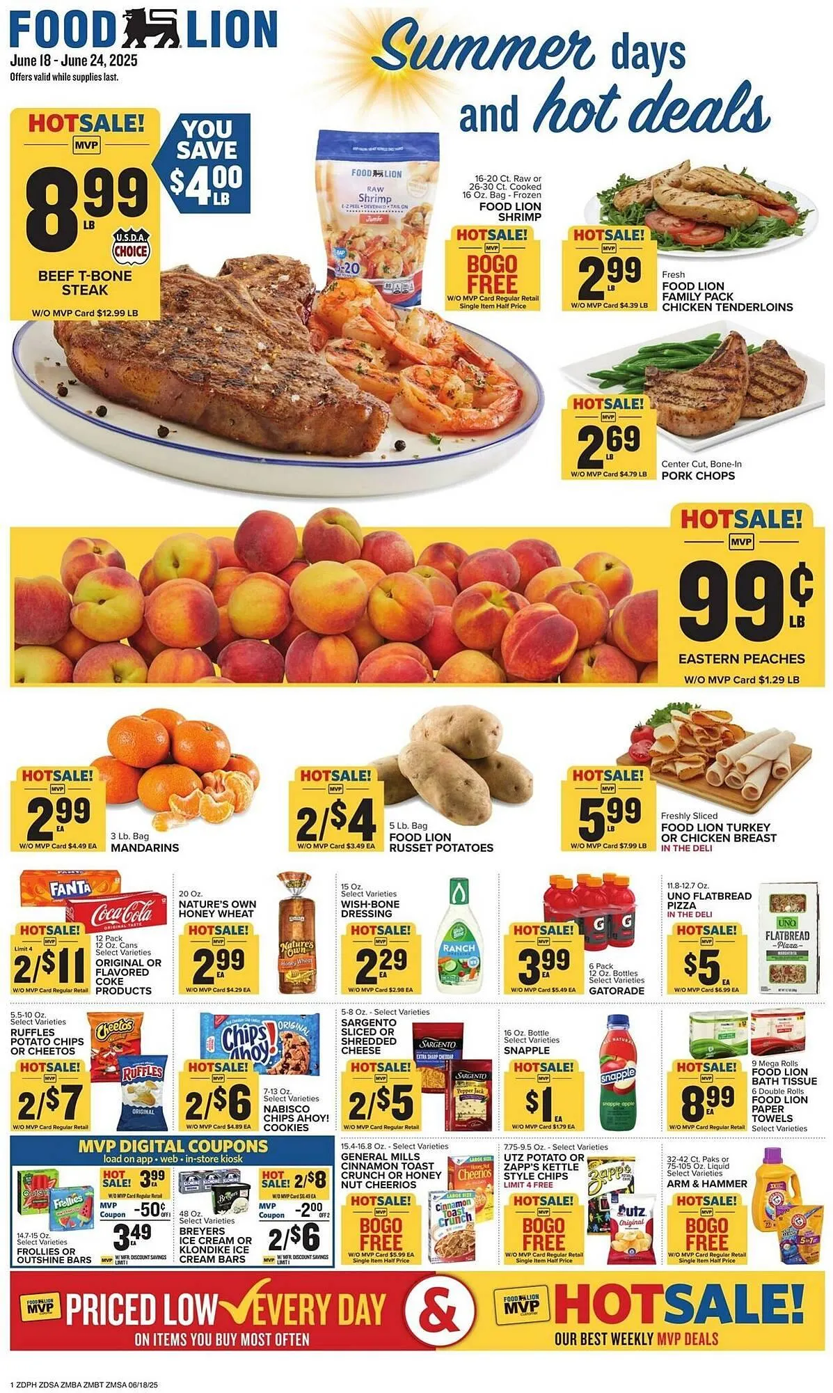 Weekly ad Food Lion Weekly Ad from June 18 to June 24 2025 - Page 1
