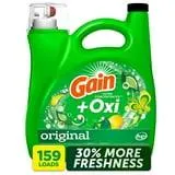Gain + Oxi Liquid Laundry Detergent, Original, 159 Loads, 170 fl. oz.