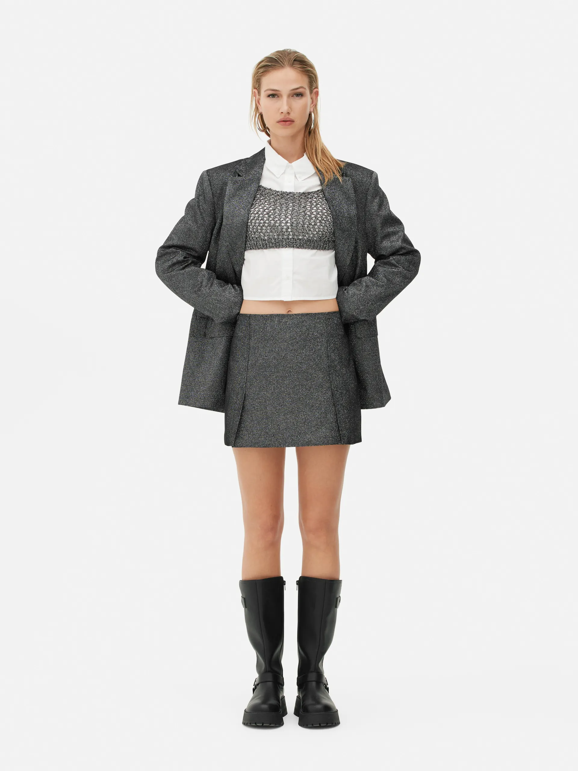 Gonna con glitter Rita Ora