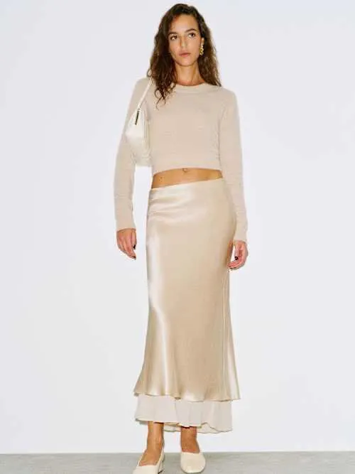 Marcia Silk Skirt