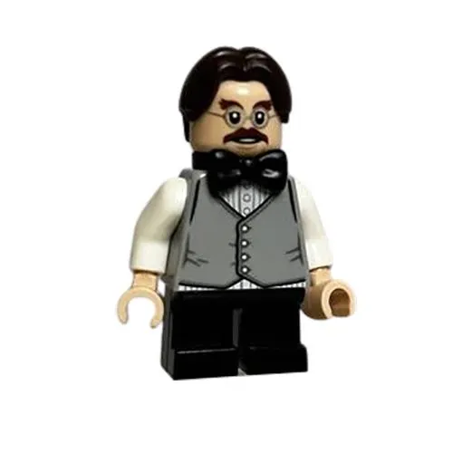 LEGO Minifigure - Harry Potter - PROFESSOR FILIUS FLITWICK (White Shirt & Gray Vest)