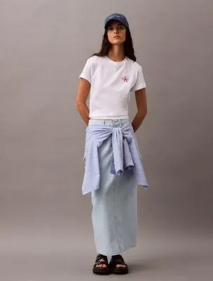 Classic Contrast Monogram Logo T-Shirt