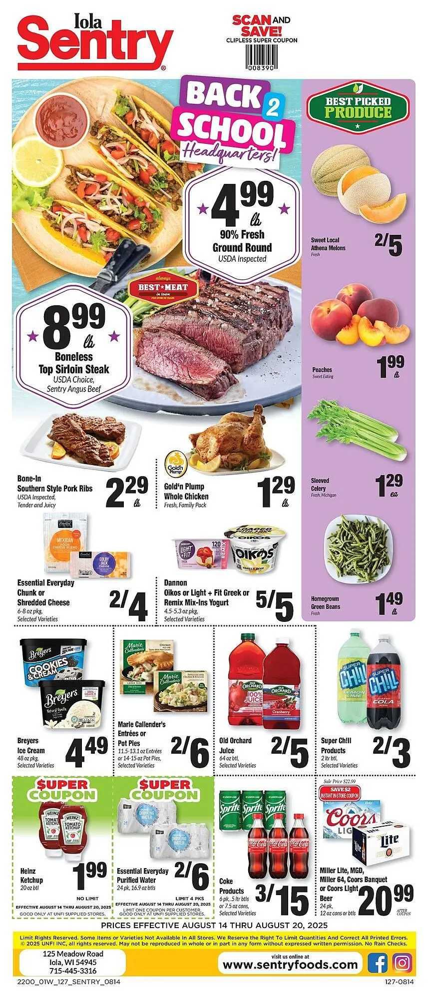 Sentry Weekly Ad - 1