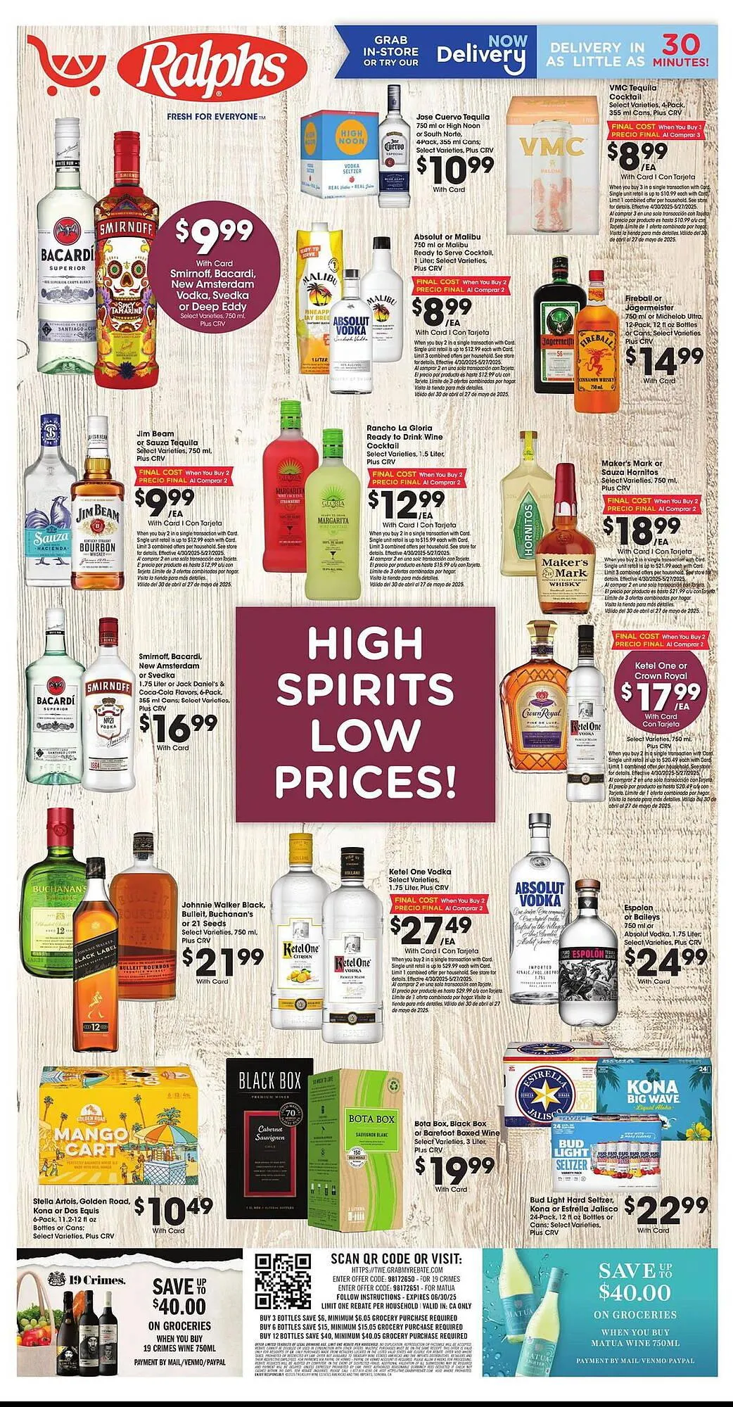 Weekly ad Ralphs Weekly Ad from April 30 to May 6 2025 - Page 1