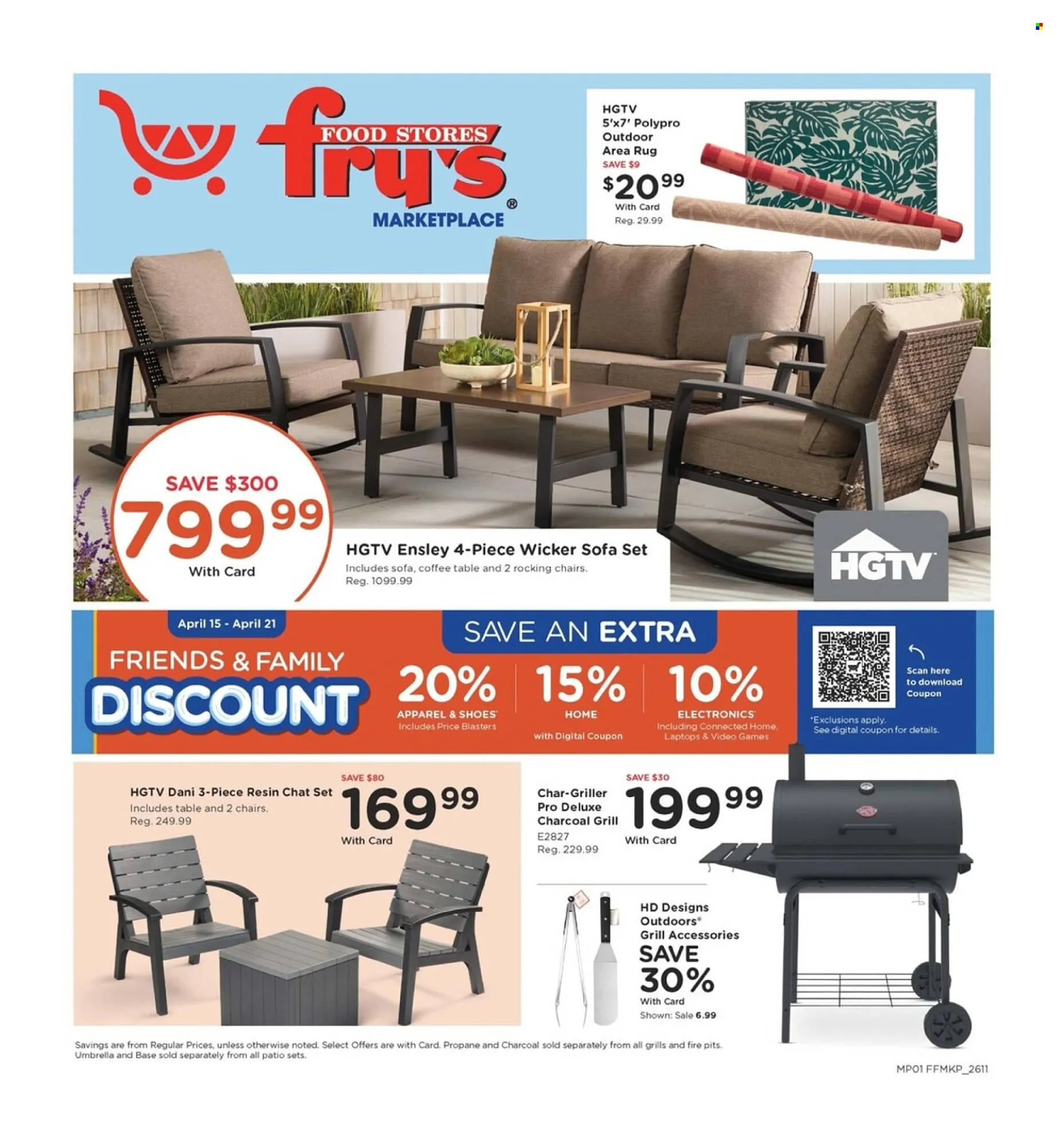 Weekly ad Fry's weekly ad from April 15 to April 21 2026 - Page 1