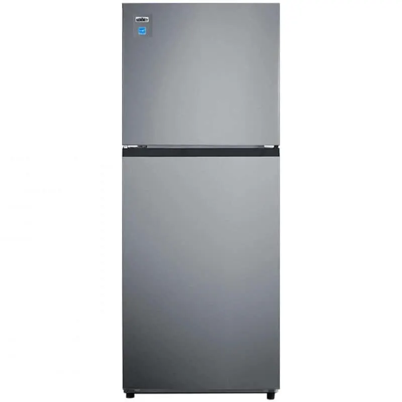 Summit 24 in. 10.1 cu. ft. Left-Hinged Top Freezer Refrigerator - Stainless Steel Look