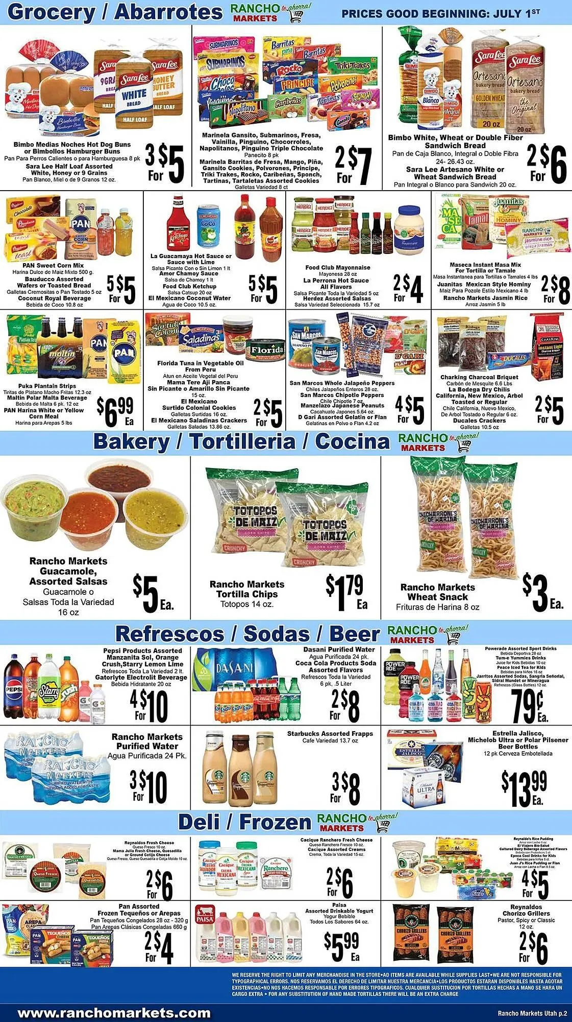 Weekly ad Rancho Markets Weekly Ad from July 1 to July 7 2025 - Page 2