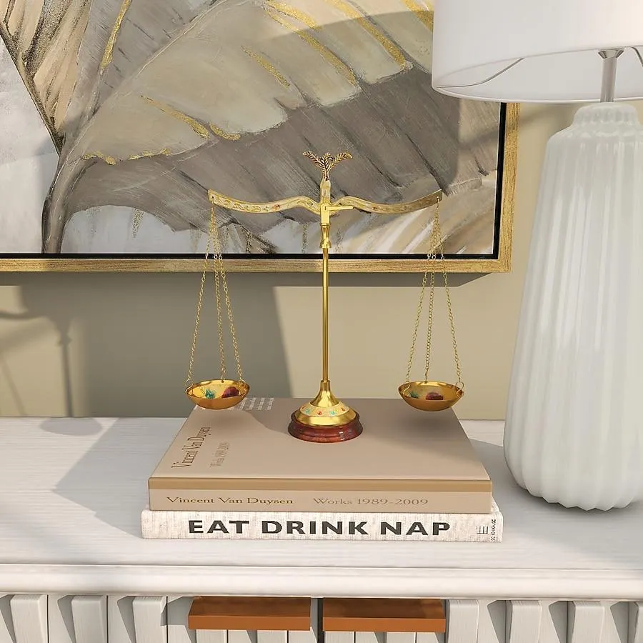 Grayson Lane Gold Metal Country Sculpture