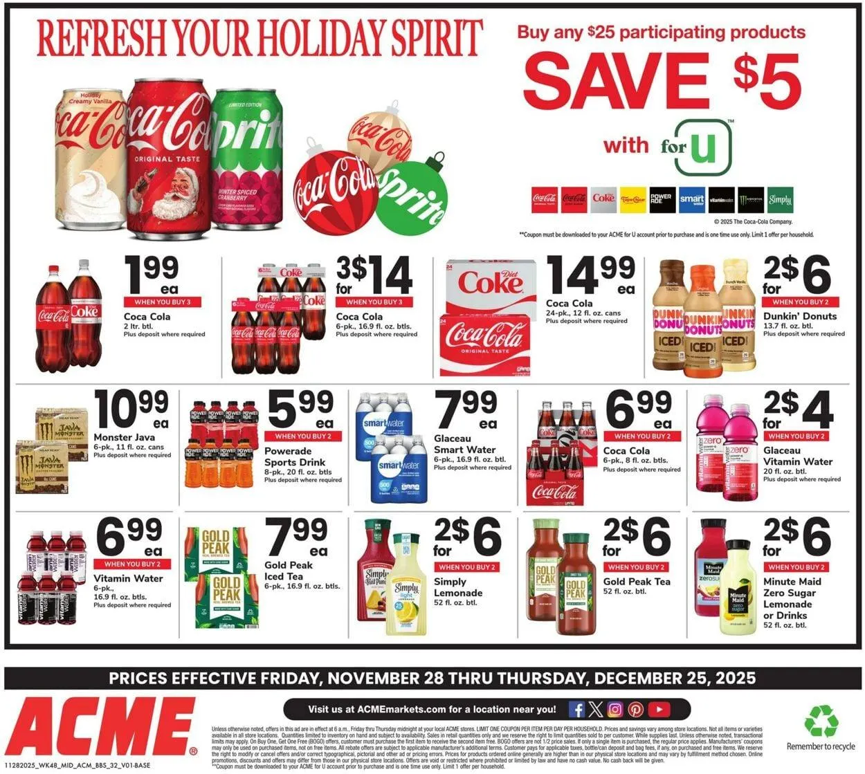 Weekly ad Acme Current weekly ad from November 28 to December 25 2025 - Page 32