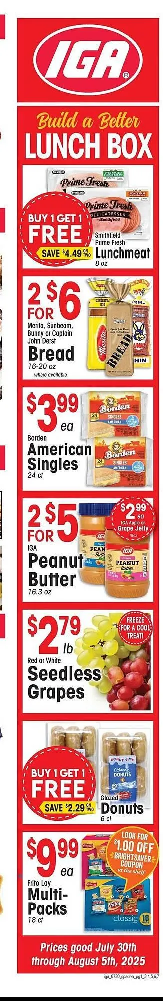 Weekly ad IGA Weekly Ad from July 30 to August 5 2025 - Page 5