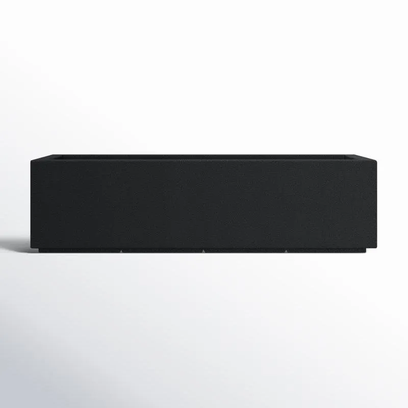 Gita Short Lightweight Outdoor 46" x 17" x 12" Trough Planter Box