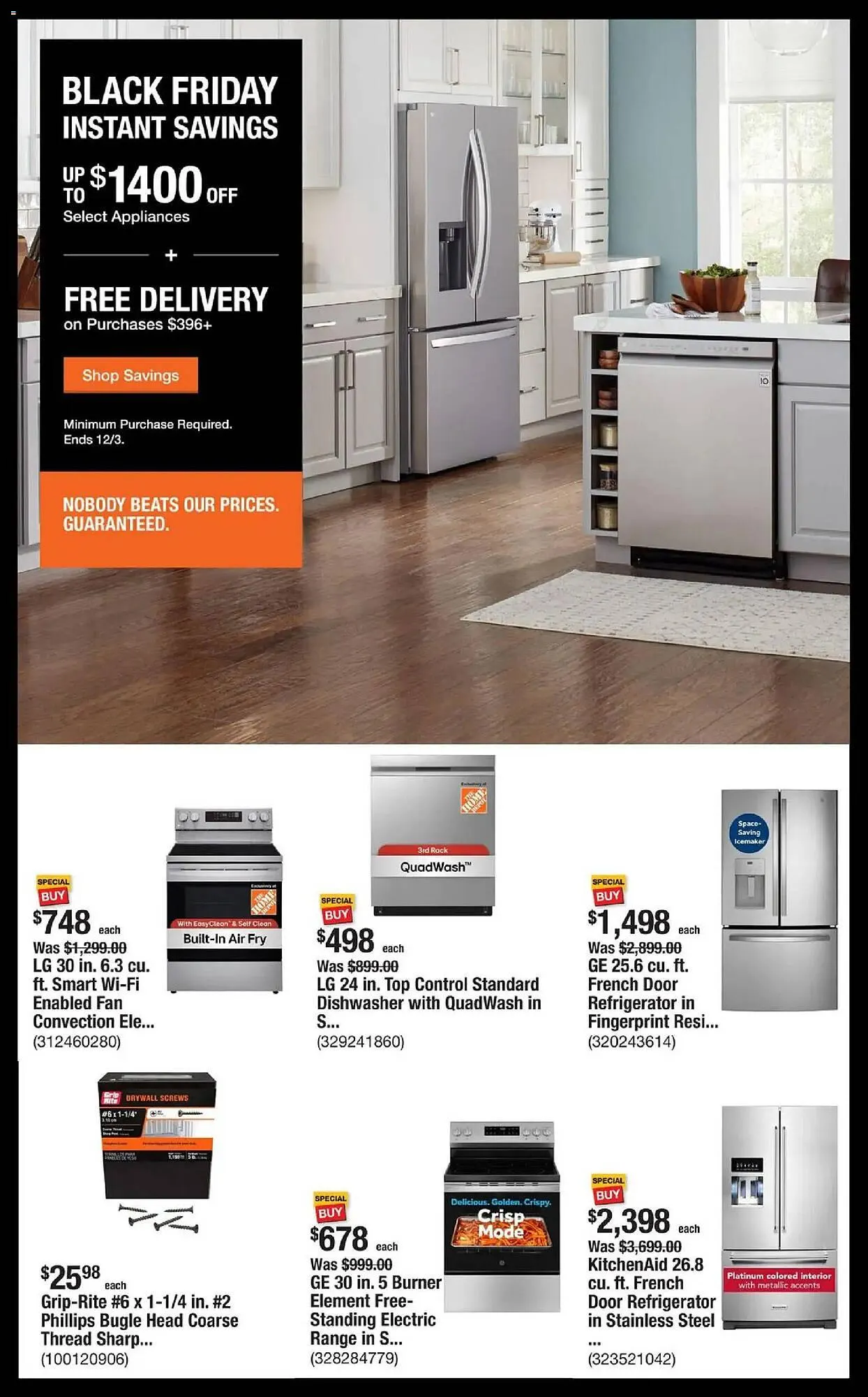 Weekly ad The Home Depot flyer from November 24 to December 2 2025 - Page 2