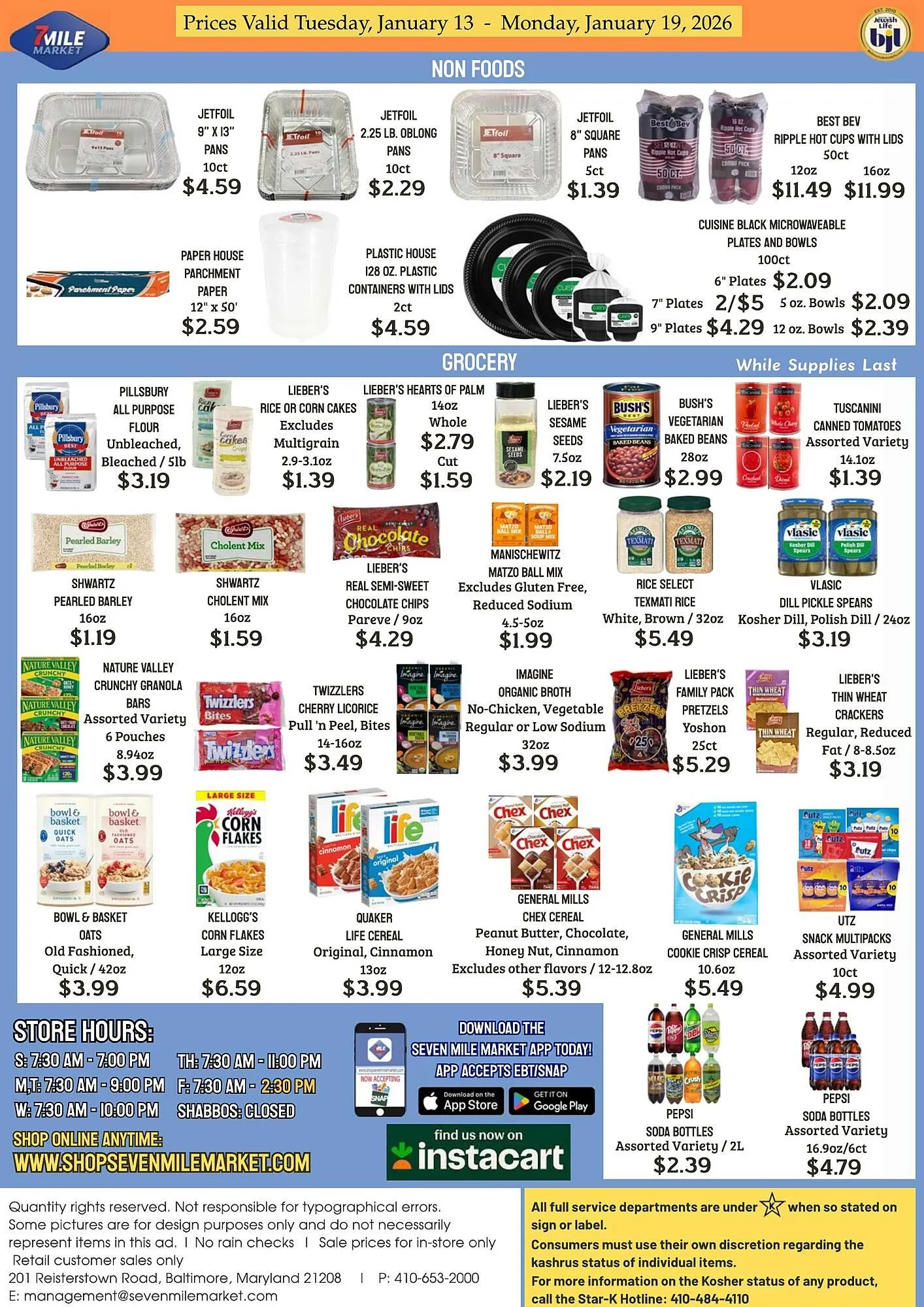 Weekly ad Seven Mile Market circular from January 13 to January 19 2026 - Page 2