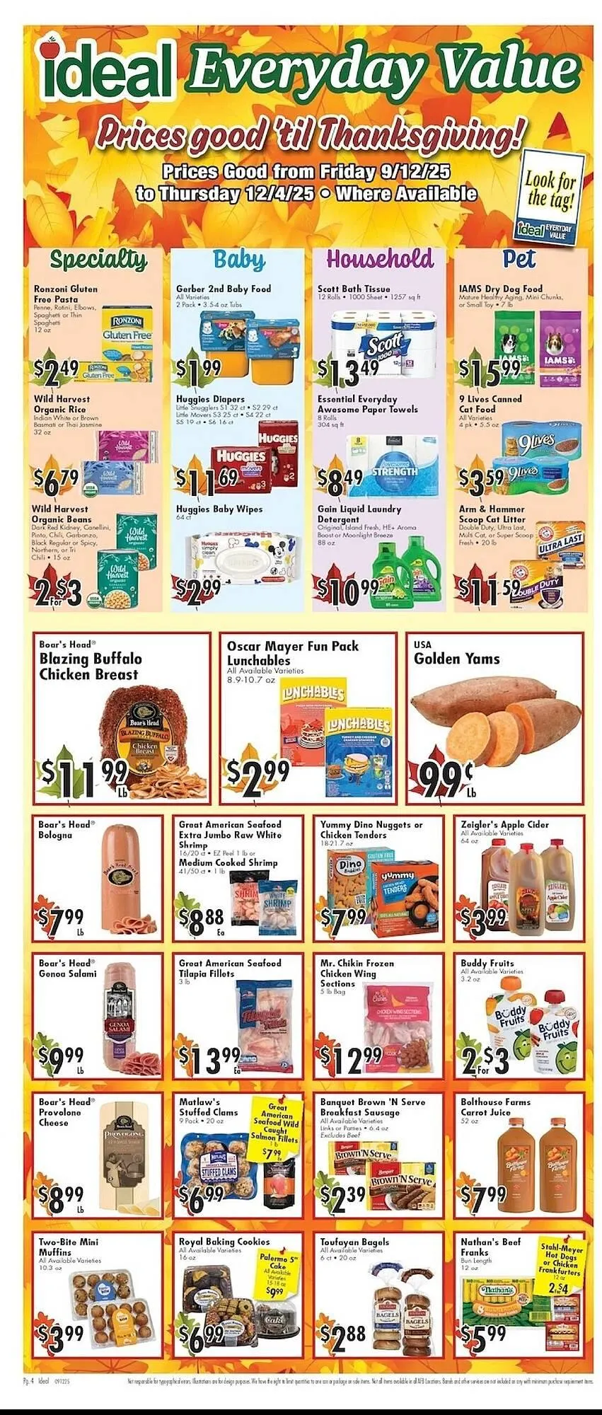 Weekly ad Ideal Food Basket circular from September 12 to September 18 2025 - Page 4