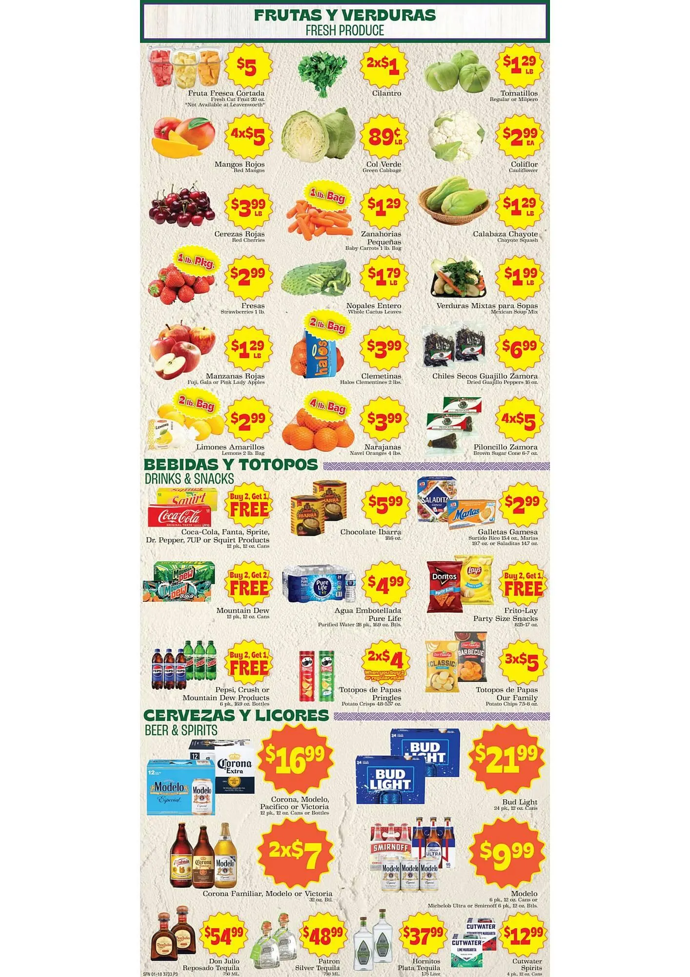 Catálogo de Supermercado Nuestra Familia weekly ad 18 de enero al 24 de enero 2027 - Página 3