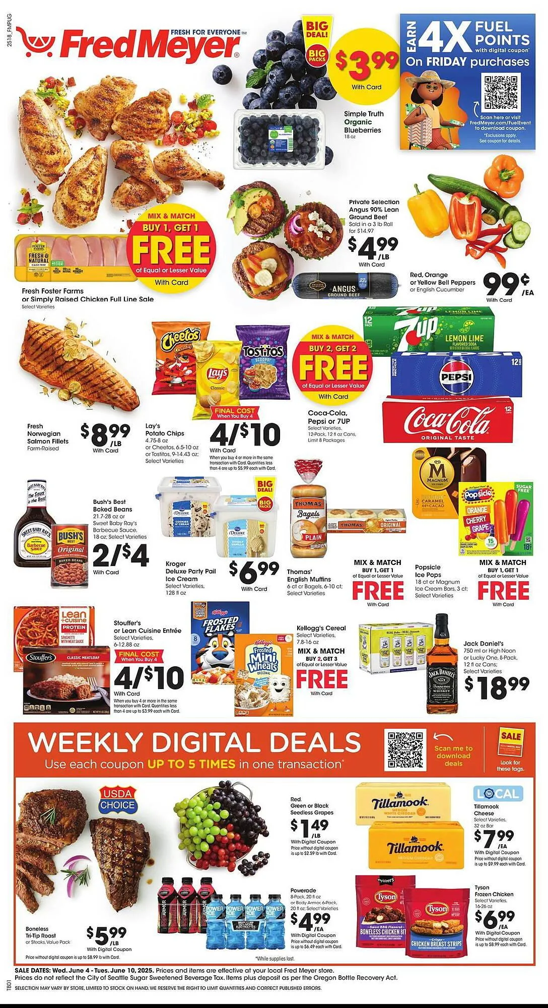 Weekly ad Fred Meyer Weekly Ad from June 4 to June 10 2025 - Page 1
