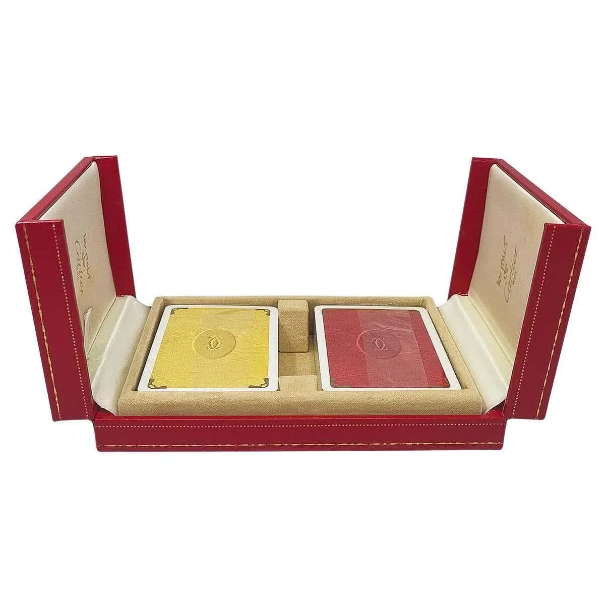 1970s Original Gorgeous Playing Cards Box by Cartier in Excellent condition.