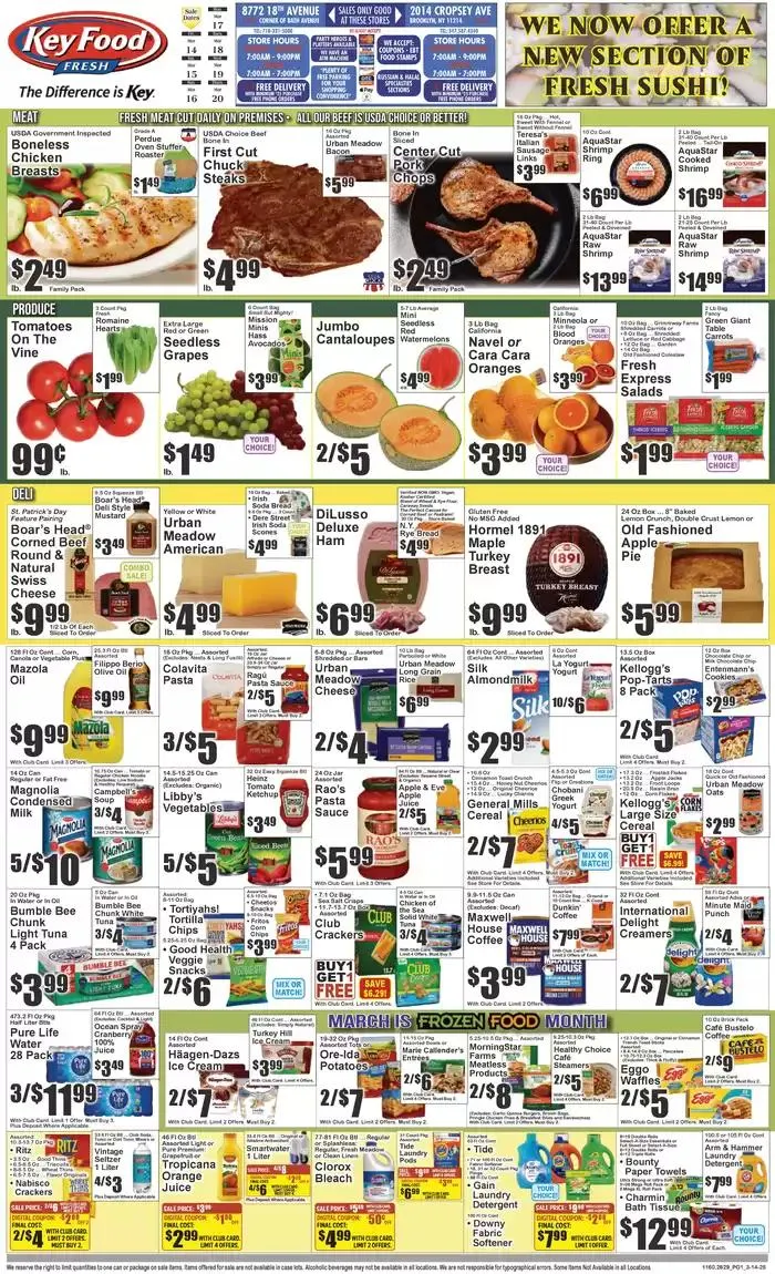 Weekly ad Attractive special offers for everyone from March 14 to March 20 2025 - Page 1