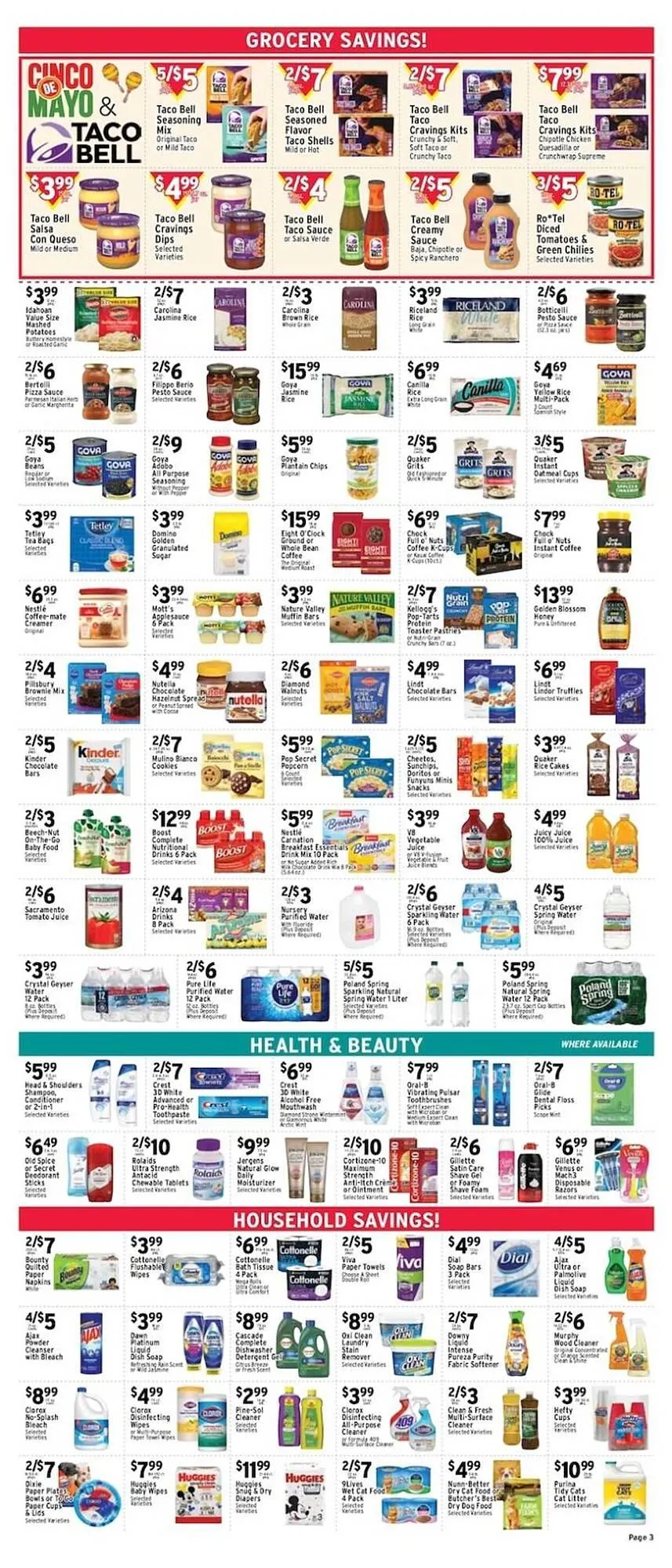 Weekly promotion Met Foodmarkets weekly ad spanning from May 1 to May 7 2026 - Page 3 for Catalogue 365