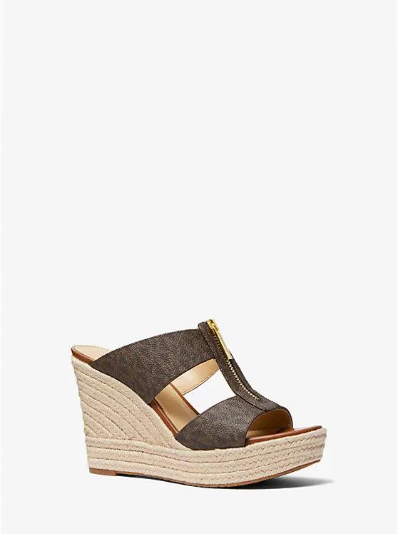 Bradley Signature Logo Wedge Sandal